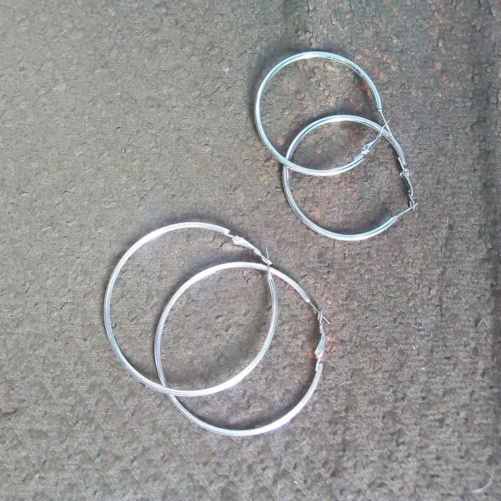 Hoop earrings